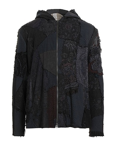 BY WALID Full-length jacket Plum 100% Silk, Cotton