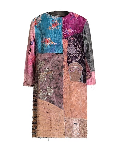 BY WALID Full-length jacket Plum 100% Silk, Cotton