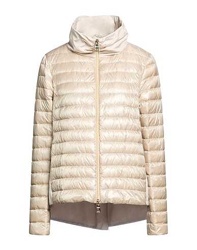 HERNO Shell jacket BEIGE 100% Polyamide, Polyester