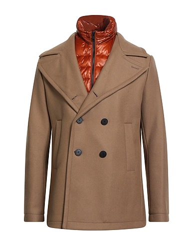 DUNO Coat Camel 73% Virgin Wool, 22% Polyamide, 5% Cashmere