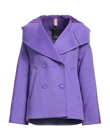 DUNO Coat Purple 43% Lambswool, 30% Lyocell, 22% Polyamide, 5% Cashmere, Polyester