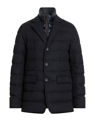 HERNO Shell jacket Midnight blue 51% Silk, 49% Cashmere