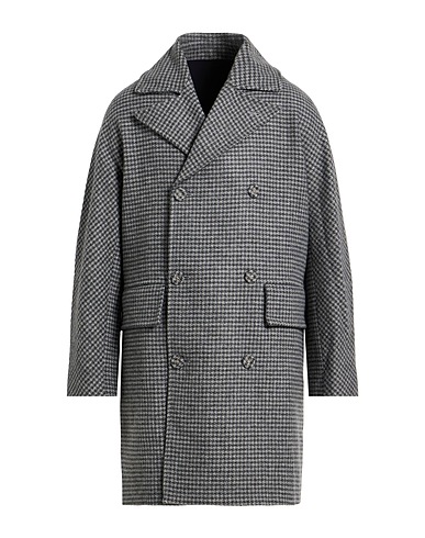 OFFICINE GÉNÉRALE Coat Grey 100% Virgin Wool