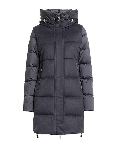 DUNO Piumino Blu navy 100% Poliestere, Lana, Viscosa
