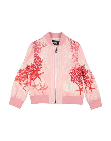 VERSACE YOUNG Giubbotto Rosa chiaro 100% Viscosa