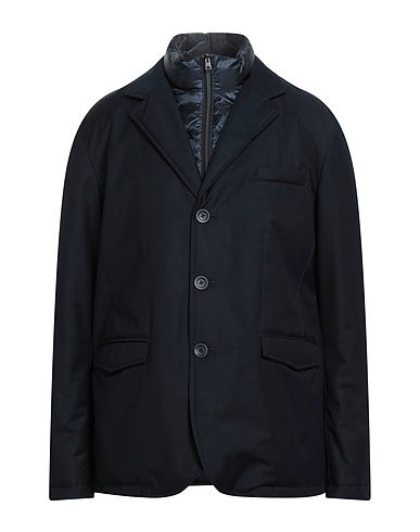 HERNO Jacket Midnight blue 80% Polyester, 20% Viscose