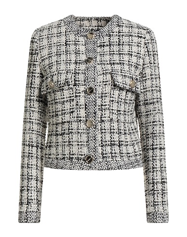 PINKO Jacket White 43% Cotton, 29% Acrylic, 16% Polyester, 7% Textile fibers, 5% Wool