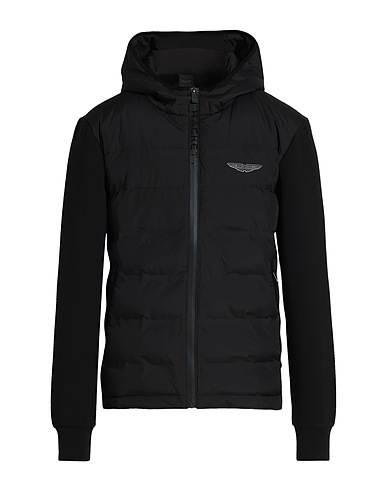 ASTON MARTIN by HACKETT Jacket Black 54% Polyester, 40% Cotton, 6% Elastane