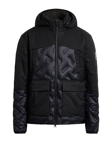 EA7 Shell  jacket Black 100% Polyamide, Polyester, Polyurethane