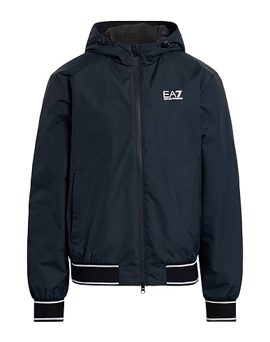 EA7 Jacke Nachtblau 100% Polyamid, Polyester, Gummi