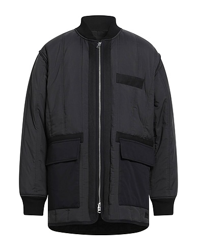 RAG & BONE 캐주얼 자켓 블랙 100% 나일론, 폴리에스테르, 레이온