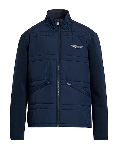 ASTON MARTIN by HACKETT Jacket Navy blue 54% Polyester, 40% Cotton, 6% Elastane