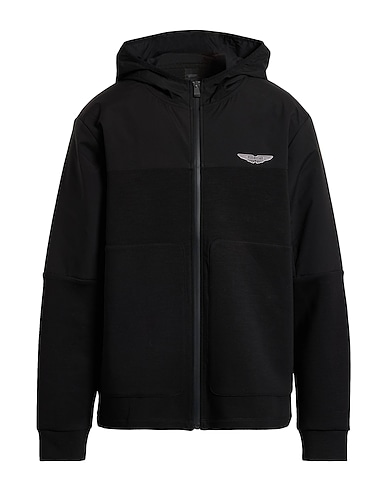 ASTON MARTIN by HACKETT Giubbotto Nero 54% Poliestere, 40% Cotone, 6% Elastan