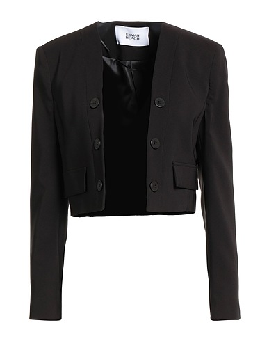 SILVIAN HEACH Jacket Black 90% Polyester, 10% Elastane