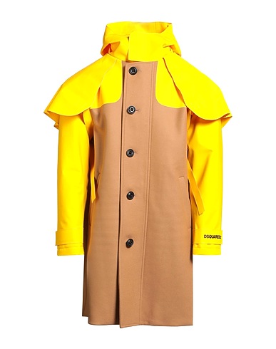 DSQUARED2 Coat Camel 79% Virgin Wool, 20% Polyamide, 1% Elastane, Cotton, Polyurethane