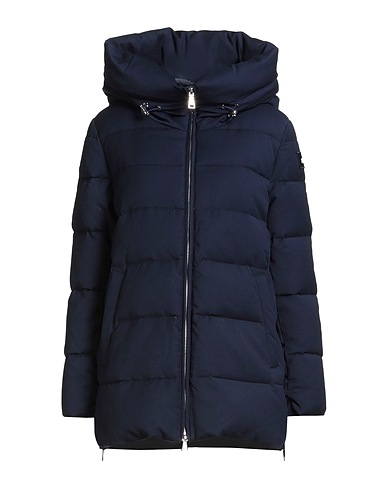 ADD Steppjacke Marineblau 56% Polyester, 24% Viskose, 18% Wolle, 2% Elastan