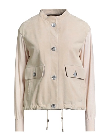 MOORER Jacket Beige 100% Leather