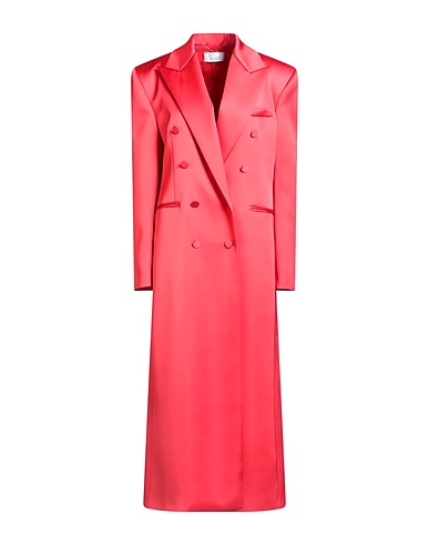GIUSEPPE DI MORABITO Double breasted pea coat Red 97% Polyester, 3% Elastane