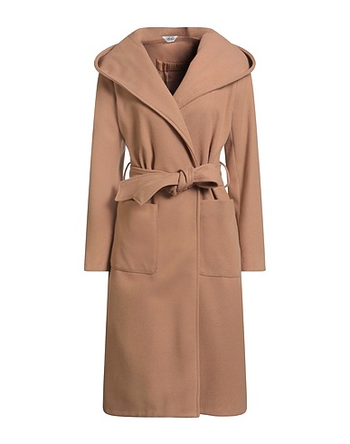 LIU •JO Cappotto Cammello 53% Acrilico, 43% Poliestere, 4% Lana