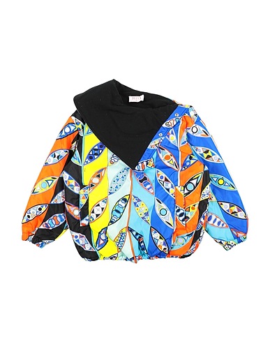 PUCCI 다운 자켓 라이트 블루 100% 폴리아미드