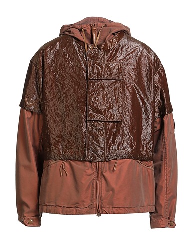 C.P. COMPANY Jacket Chocolate brown 63% Cotton, 37% Polyester, Polyamide