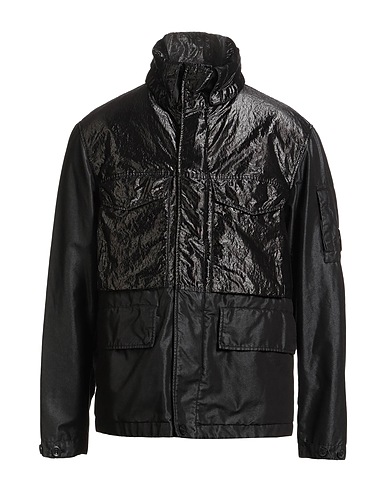 C.P. COMPANY Jacket Black 63% Cotton, 37% Polyester, Polyamide