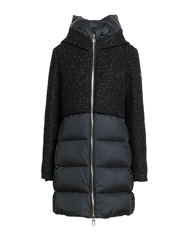 DUNO Shell jacket Black 48% Virgin Wool, 19% Polyacrylic, 12% Mohair wool, 12% Alpaca wool, 9% Silk