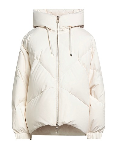 DUNO Shell jacket Ivory 88% Polyester, 12% Polyamide