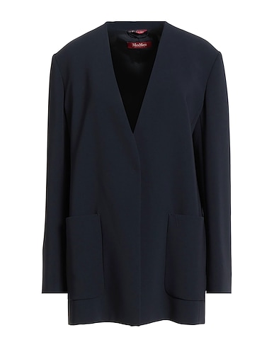 MAX MARA STUDIO Jacket Midnight blue 71% Triacetate, 29% Polyester