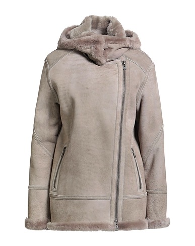 HISO Teddy Coat Grey Lambskin, Lamb Shearling