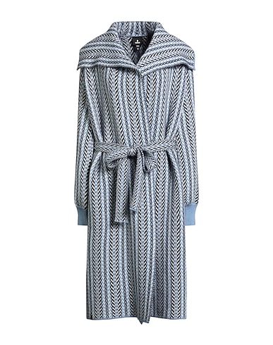 MACKAGE Coat Light blue 95% Virgin Wool, 4% Nylon, 1% Elastane