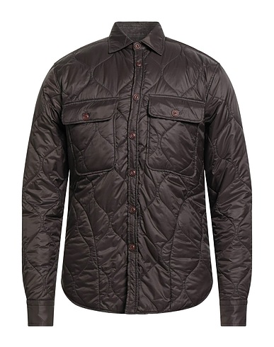LIBERTY ROSE Solid color shirt Dark brown 100% Nylon