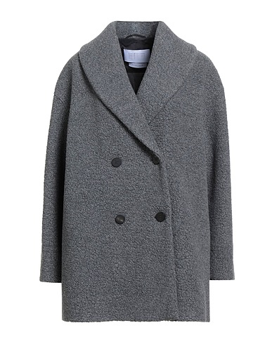 HARRIS WHARF LONDON Teddy Coat Grey 64% Wool, 23% Polyamide, 8% Polyester, 5% Other Fibres