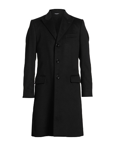 DOLCE&GABBANA Coat Black 100% Cashmere