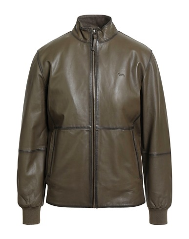 HARMONT & BLAINE Jacket Military green 100% Leather
