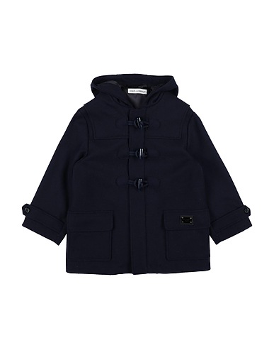 DOLCE&GABBANA Coat Midnight blue 80% Virgin Wool, 20% Polyamide