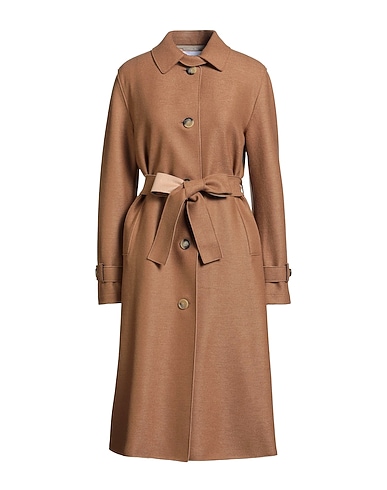 HARRIS WHARF LONDON Coat Camel 100% Virgin Wool