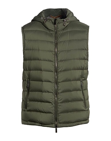 MOORER Жилет VERDE MILITARE 95% Полиамид, 5% Полиуретан