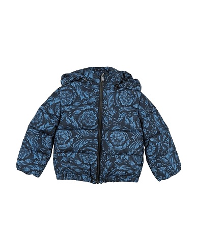 VERSACE YOUNG Shell  jacket Slate blue 100% Polyester
