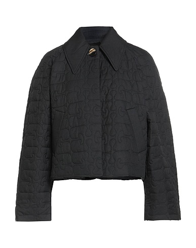 GANNI Jacke Schwarz 100% Recyceltes Polyester
