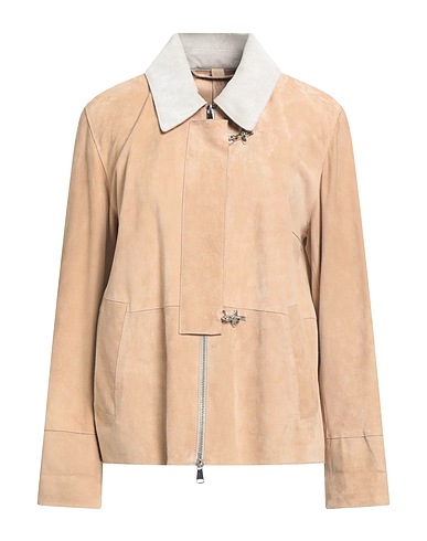 THE JACK AND JACKIE LEATHERS Jacket Camel 100% Leather