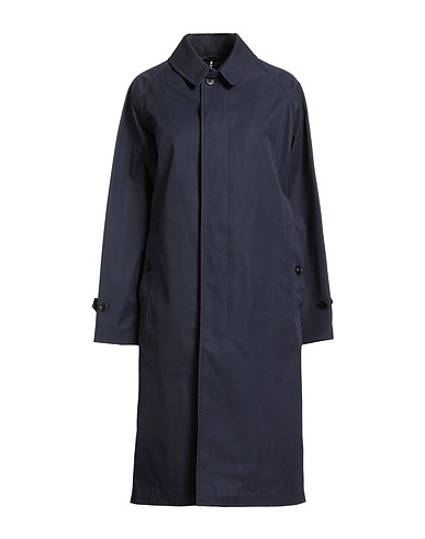 MACKINTOSH Full-length jacket Midnight blue 100% Cotton