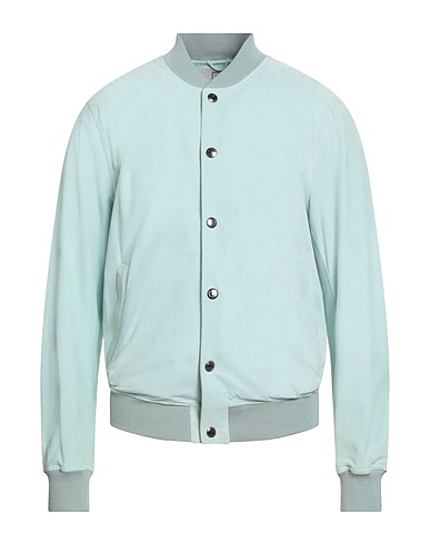 KIRED Bomberjacke Säuregrün 100% Lammleder, Baumwolle