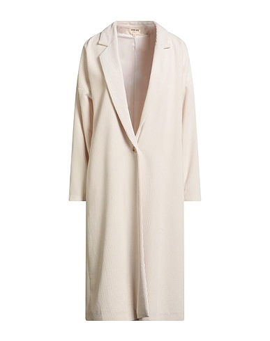 TOUPY Full-length jacket Ivory 87% Polyester, 11% Nylon, 2% Elastane
