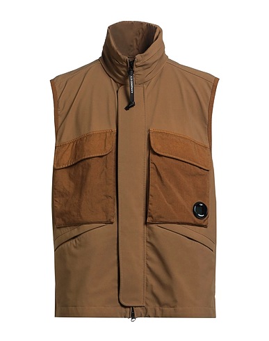 C.P. COMPANY Gilet Khaki 88% Polyamide, 12% Elastane