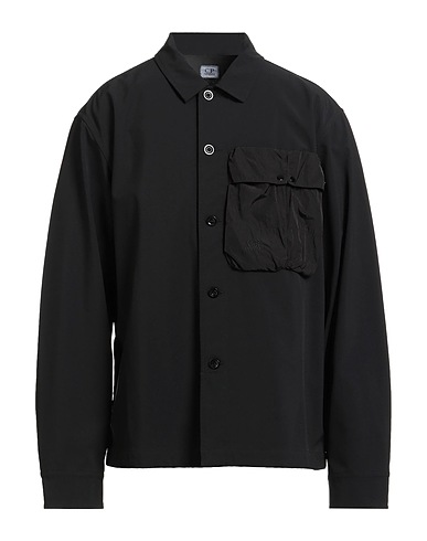 C.P. COMPANY Jacket Black 88% Polyamide, 12% Elastane