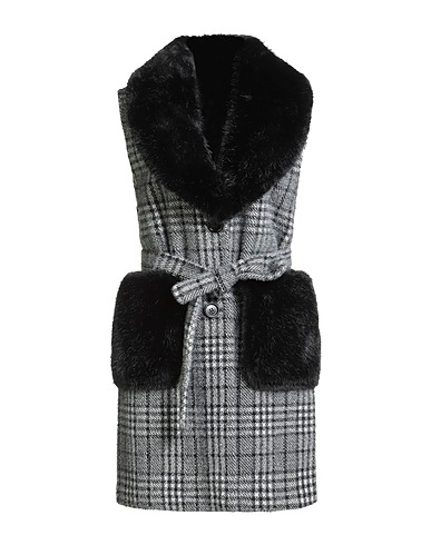 BETTA CORRADI Coat Black 100% Polyester