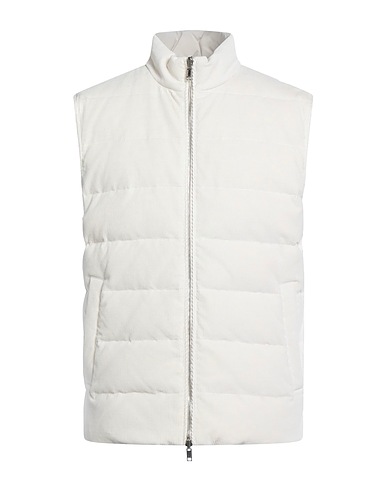 ELEVENTY Vest Ivory 90% Cotton, 9% Wool, 1% Elastane