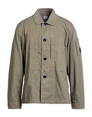 C.P. COMPANY 캐주얼 자켓 밀리터리 그린 100% 폴리아미드