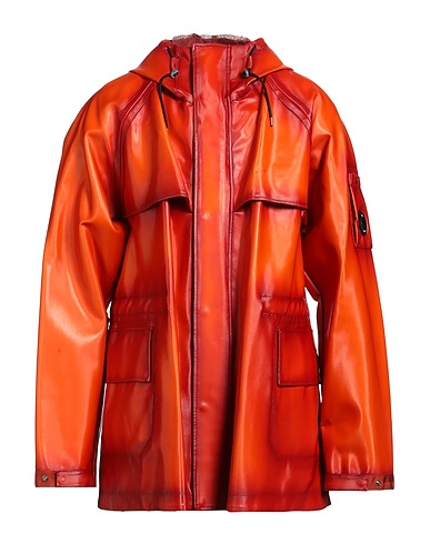 C.P. COMPANY Lange Jacke Orange 80% Polyamid, 20% Elastan, Poliurethan-Harz